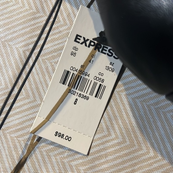 Express black tall heel boots 8 NTW - Picture 3 of 6